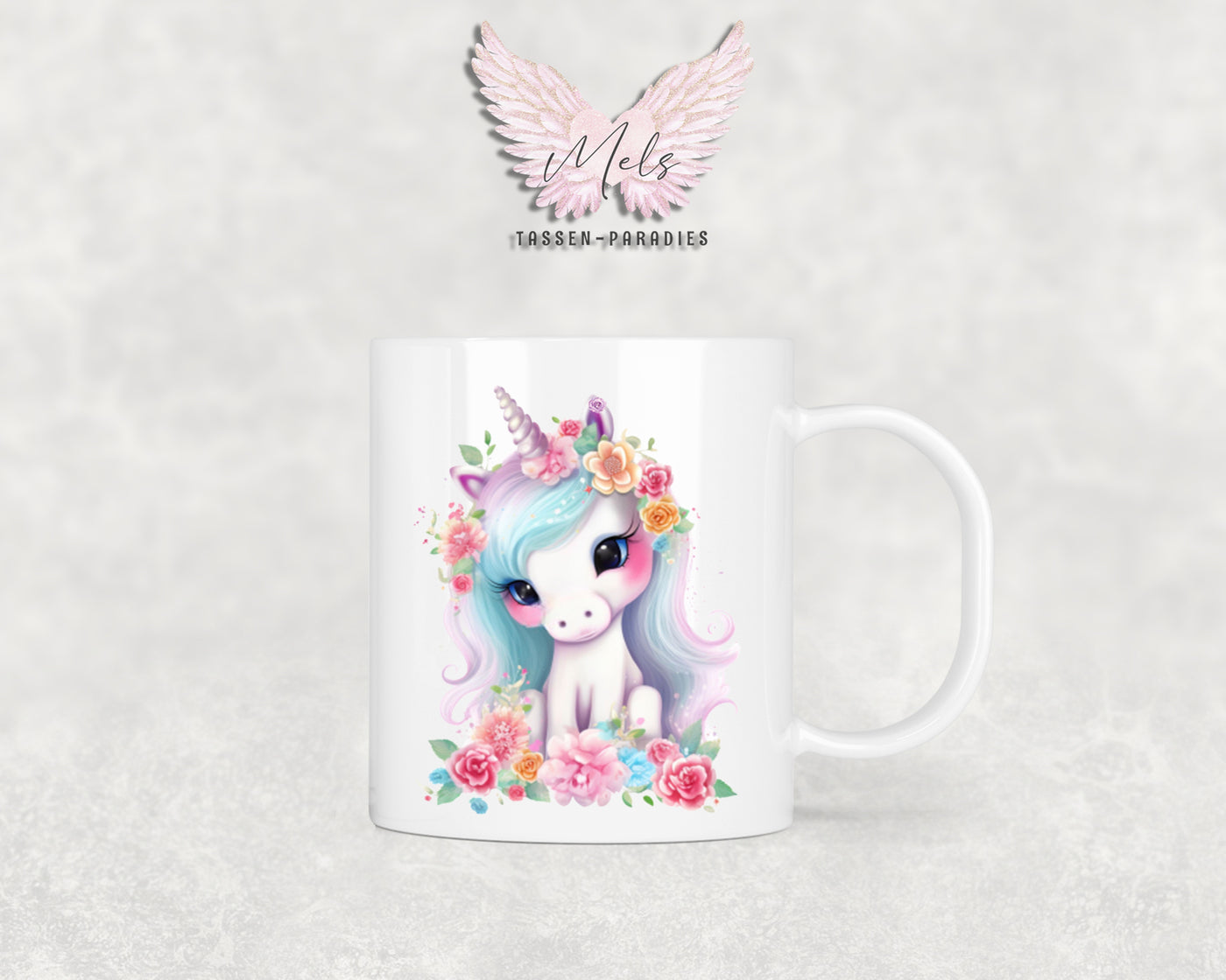 Personalisierte Kinder Tasse Einhorn 11 - mit und ohne Name