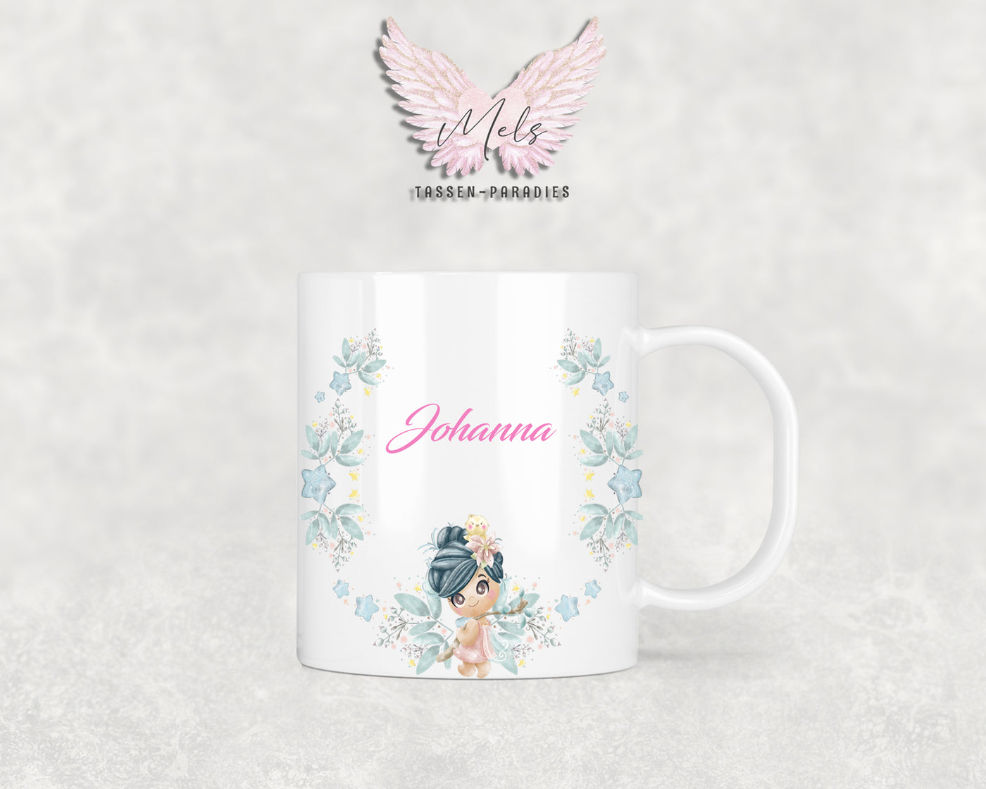 Personalisierte Kinder Tasse Fee 1 - mit Name
