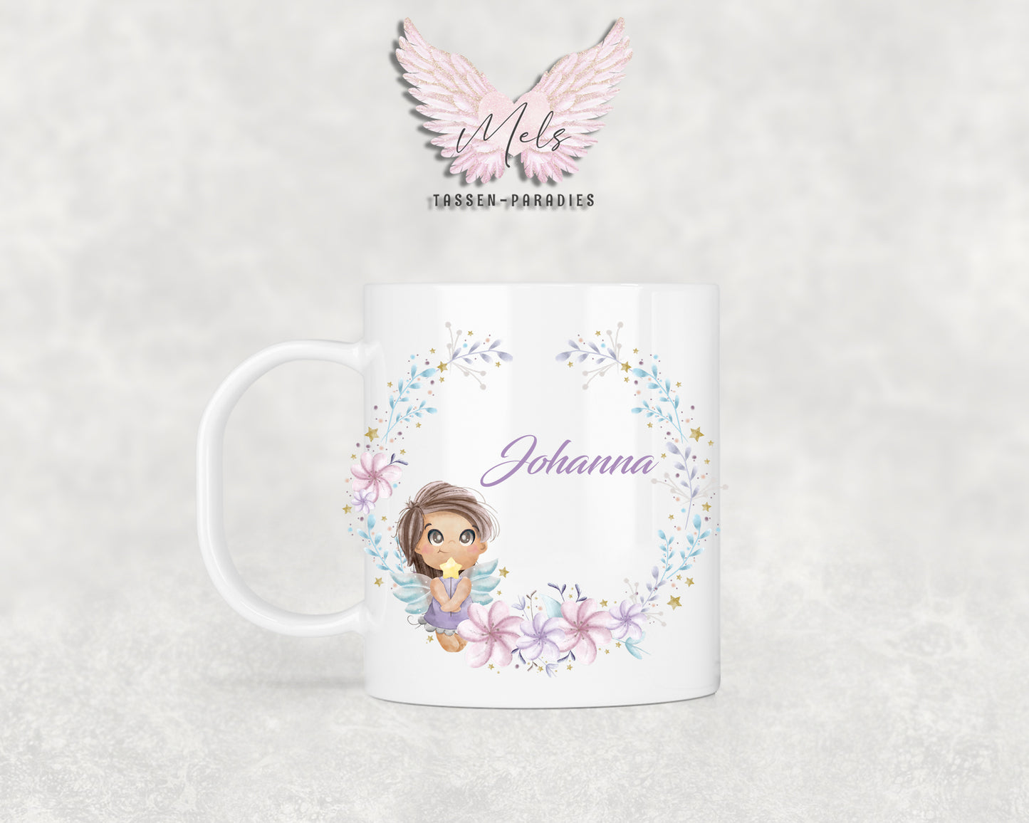 Personalisierte Kinder Tasse Fee 2 - mit Name