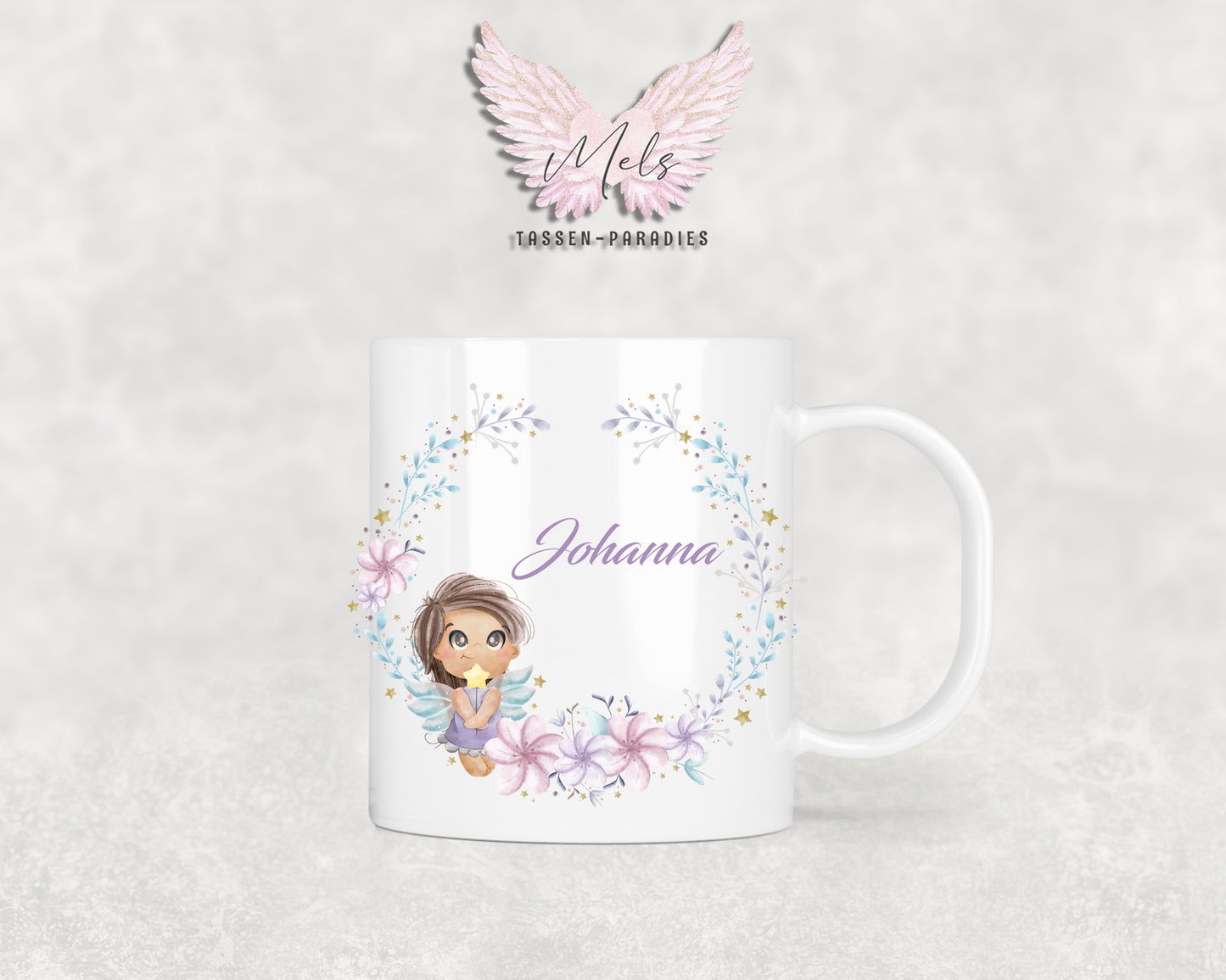 Personalisierte Kinder Tasse Fee 2 - mit Name