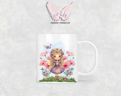 Personalisierte Kinder Tasse Fee 3 - mit und ohne Name