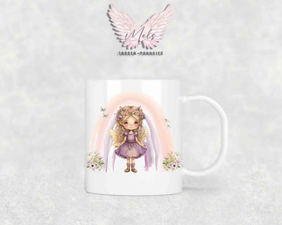 Personalisierte Kinder Tasse Fee 4 - mit und ohne Name