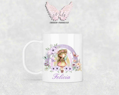 Personalisierte Kinder Tasse Fee 5 - mit und ohne Name