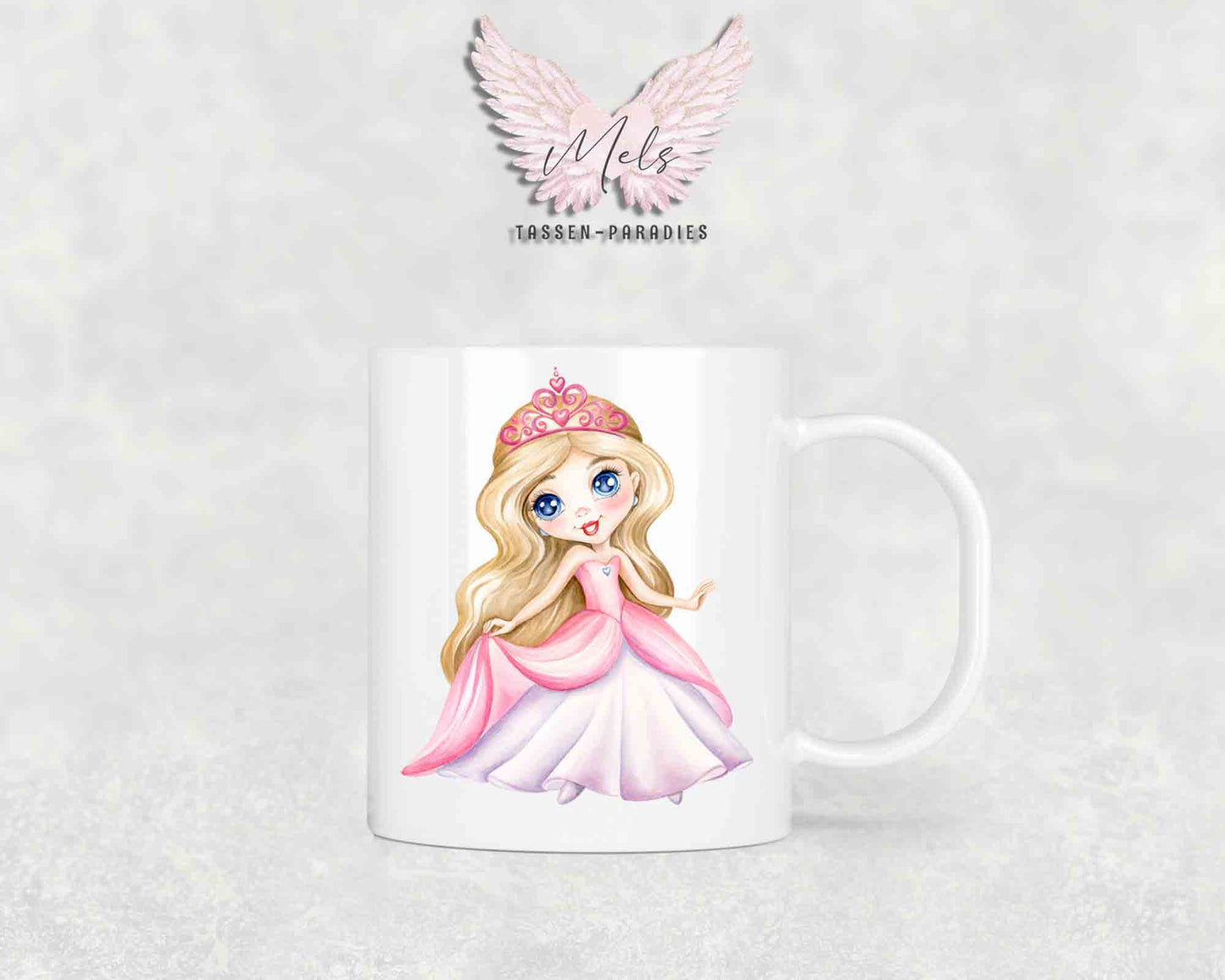 Personalisierte Kinder Tasse Prinzessin 1 - mit und ohne Name