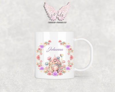 Personalisierte Kinder Tasse Prinzessin 2 - mit Name