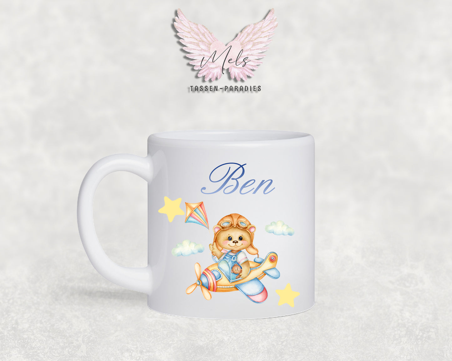 Personalisierte Kinder Tasse Bärchen 1 - mit und ohne Name