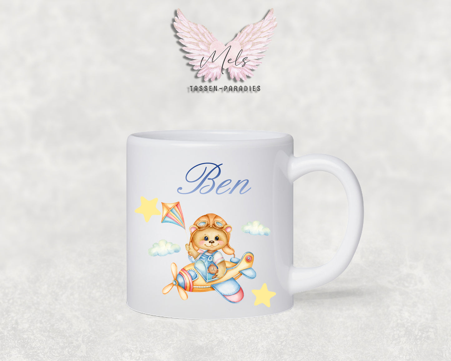 Personalisierte Kinder Tasse Bärchen 1 - mit und ohne Name