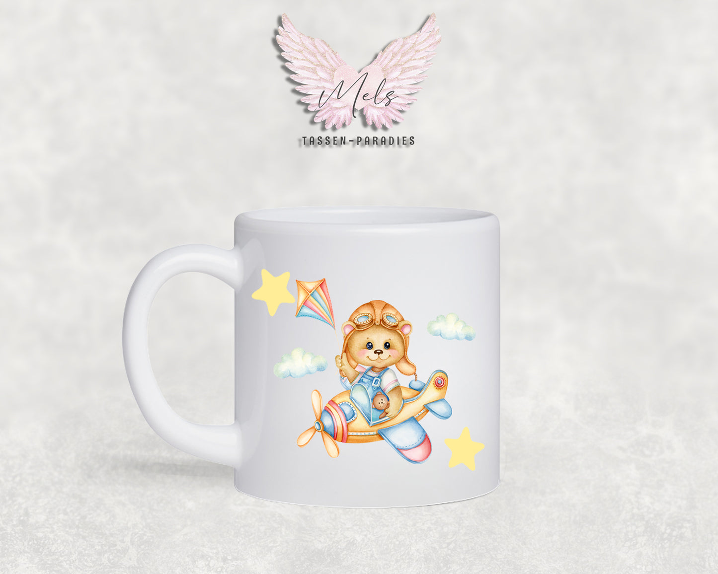 Personalisierte Kinder Tasse Bärchen 1 - mit und ohne Name