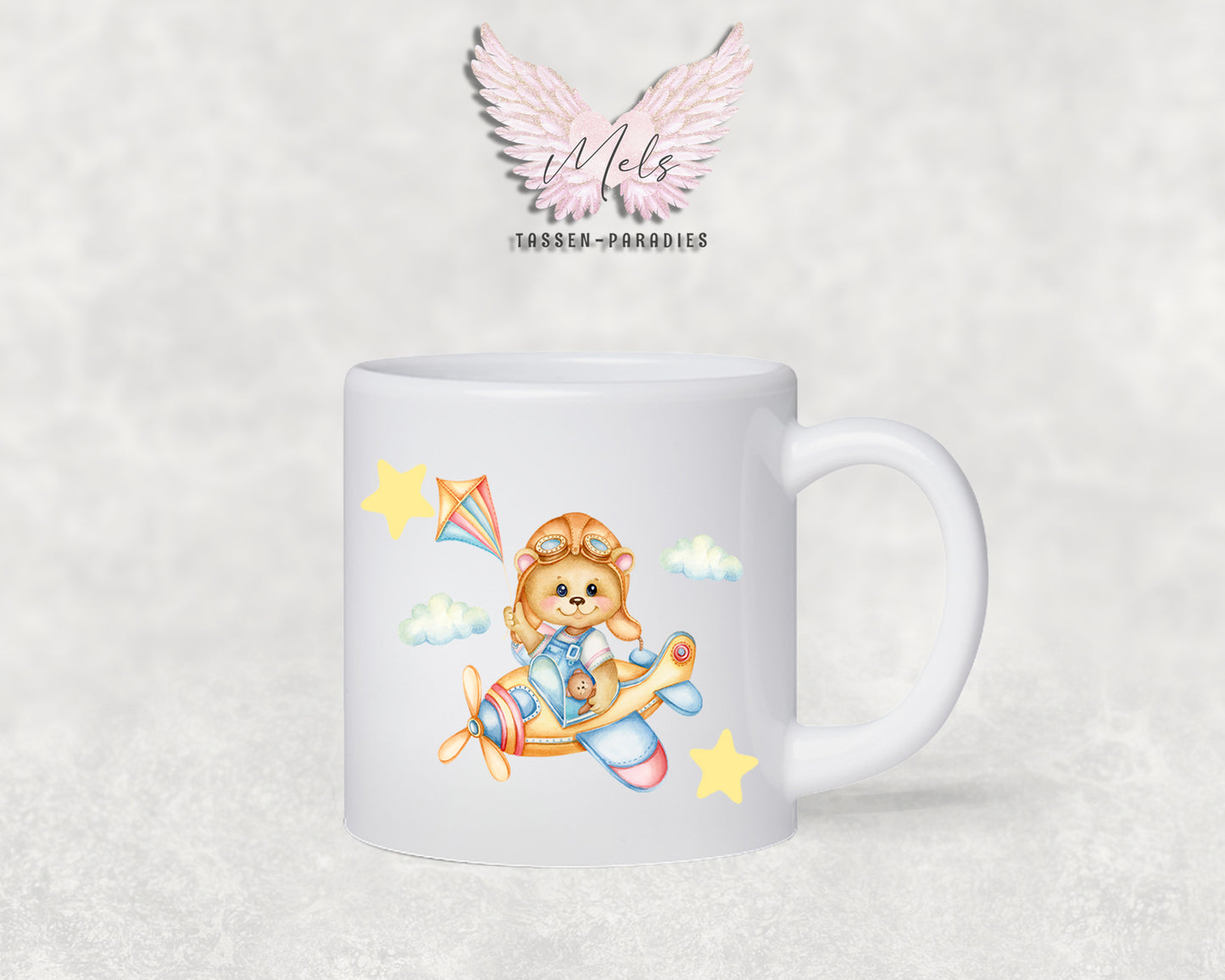 Personalisierte Kinder Tasse Bärchen 1 - mit und ohne Name