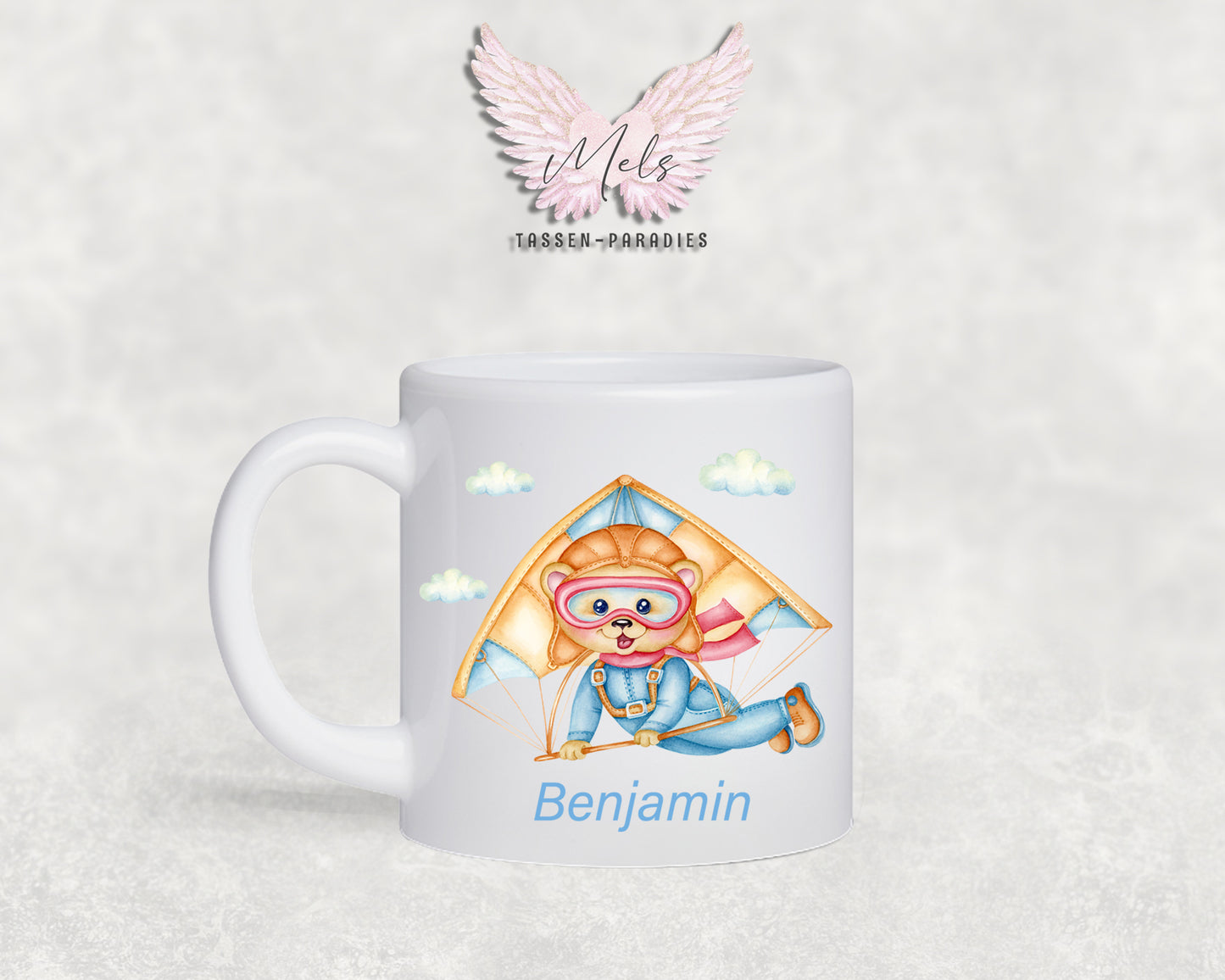 Personalisierte Kinder Tasse Bärchen 10 - mit und ohne Name