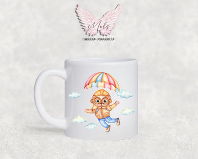 Personalisierte Kinder Tasse Bärchen 8 - mit und ohne Name