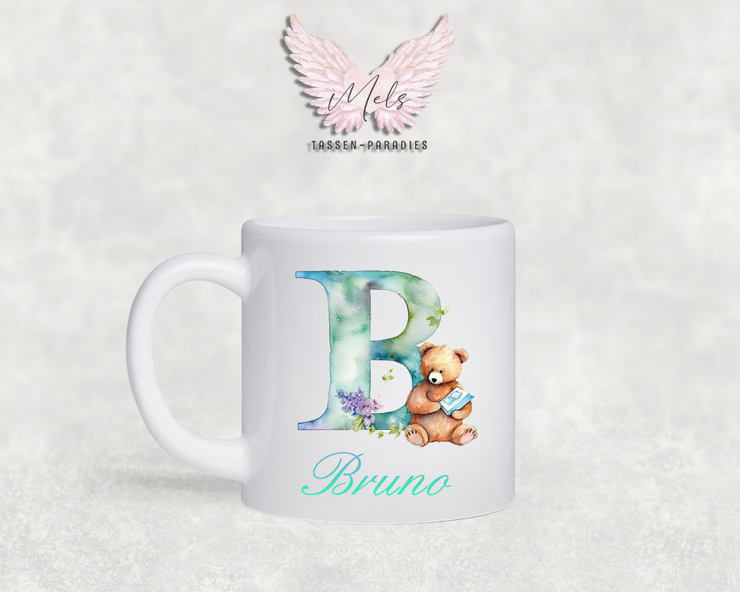 Name A bis Z - Personalisierte Kunststoff-Tasse 180ml