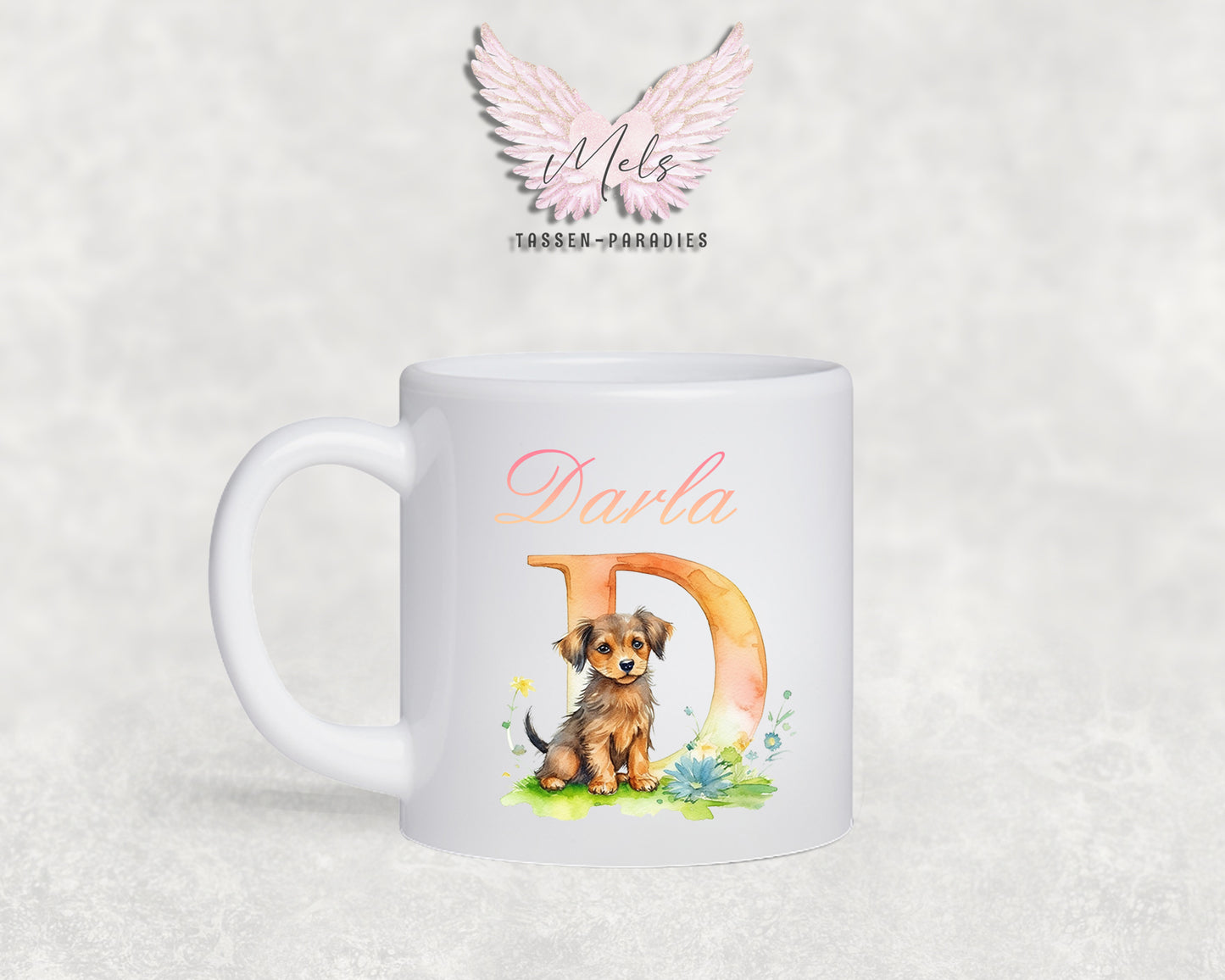 Name A bis Z - Personalisierte Kunststoff-Tasse 180ml