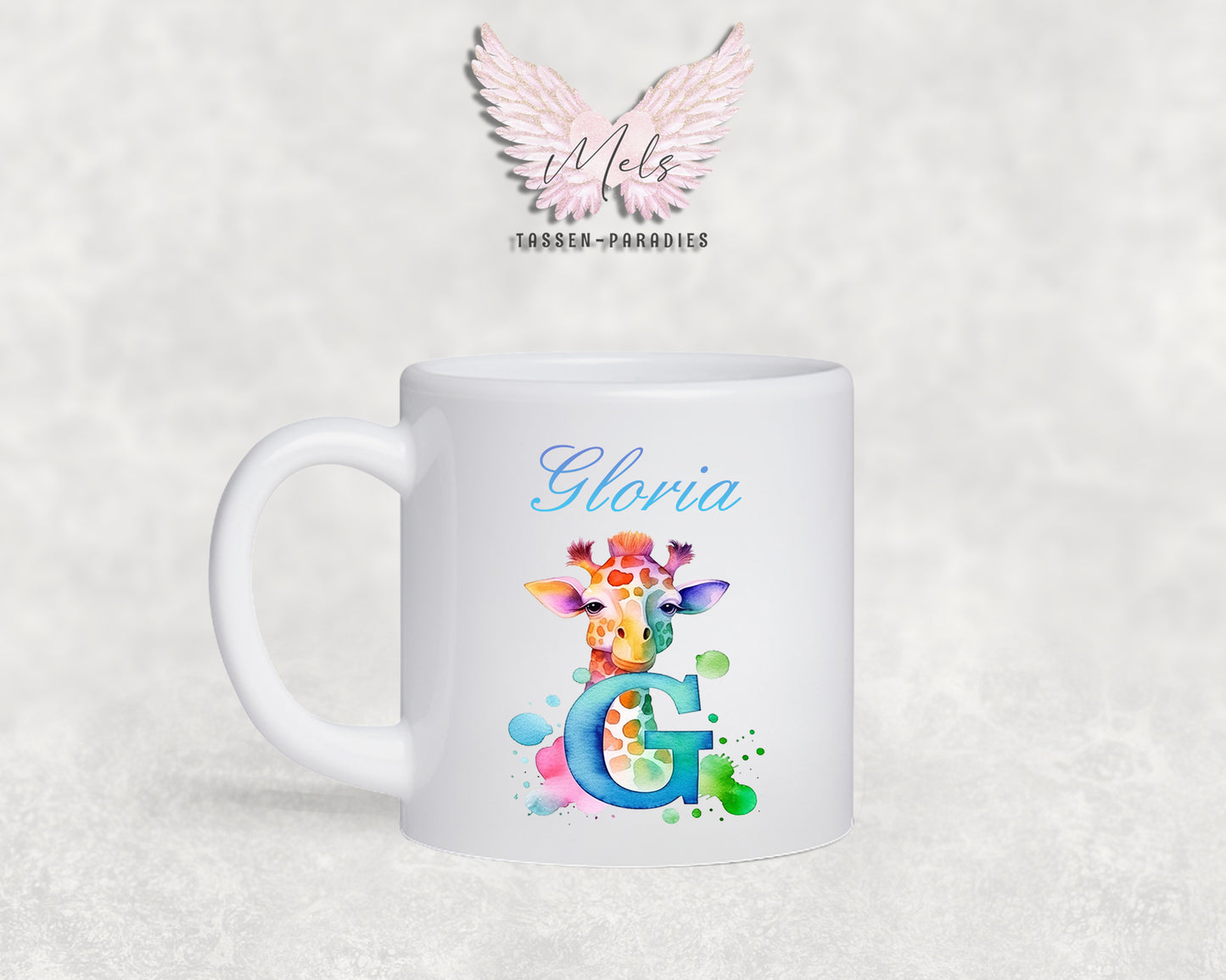 Name A bis Z - Personalisierte Kunststoff-Tasse 180ml