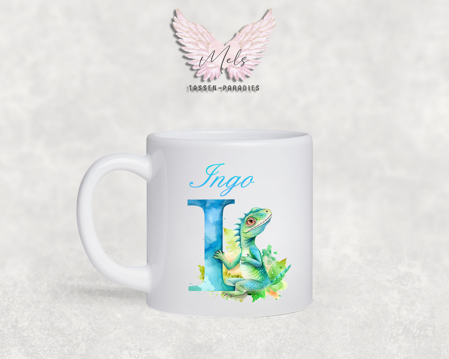 Name A bis Z - Personalisierte Kunststoff-Tasse 180ml