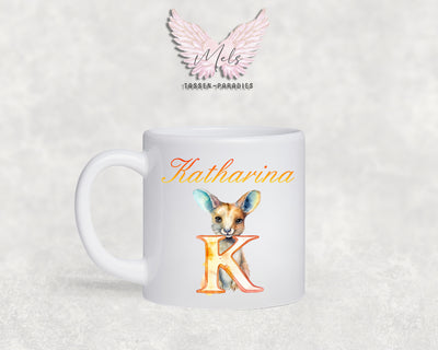 Name A bis Z - Personalisierte Kunststoff-Tasse 180ml