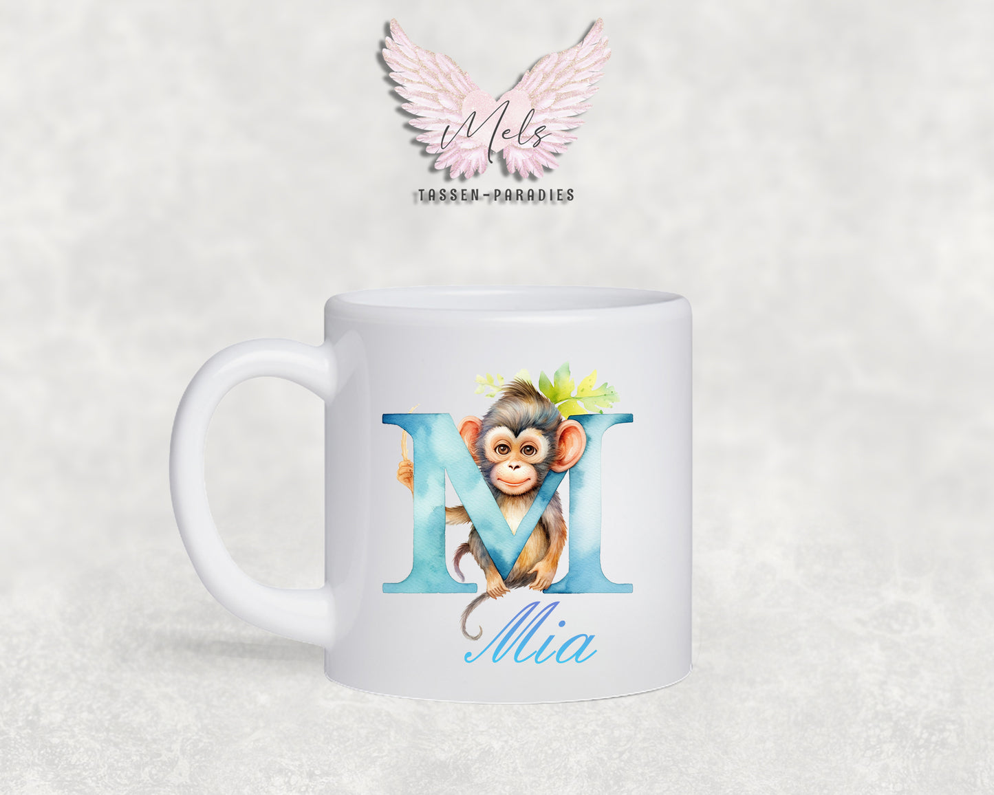 Name A bis Z - Personalisierte Kunststoff-Tasse 180ml