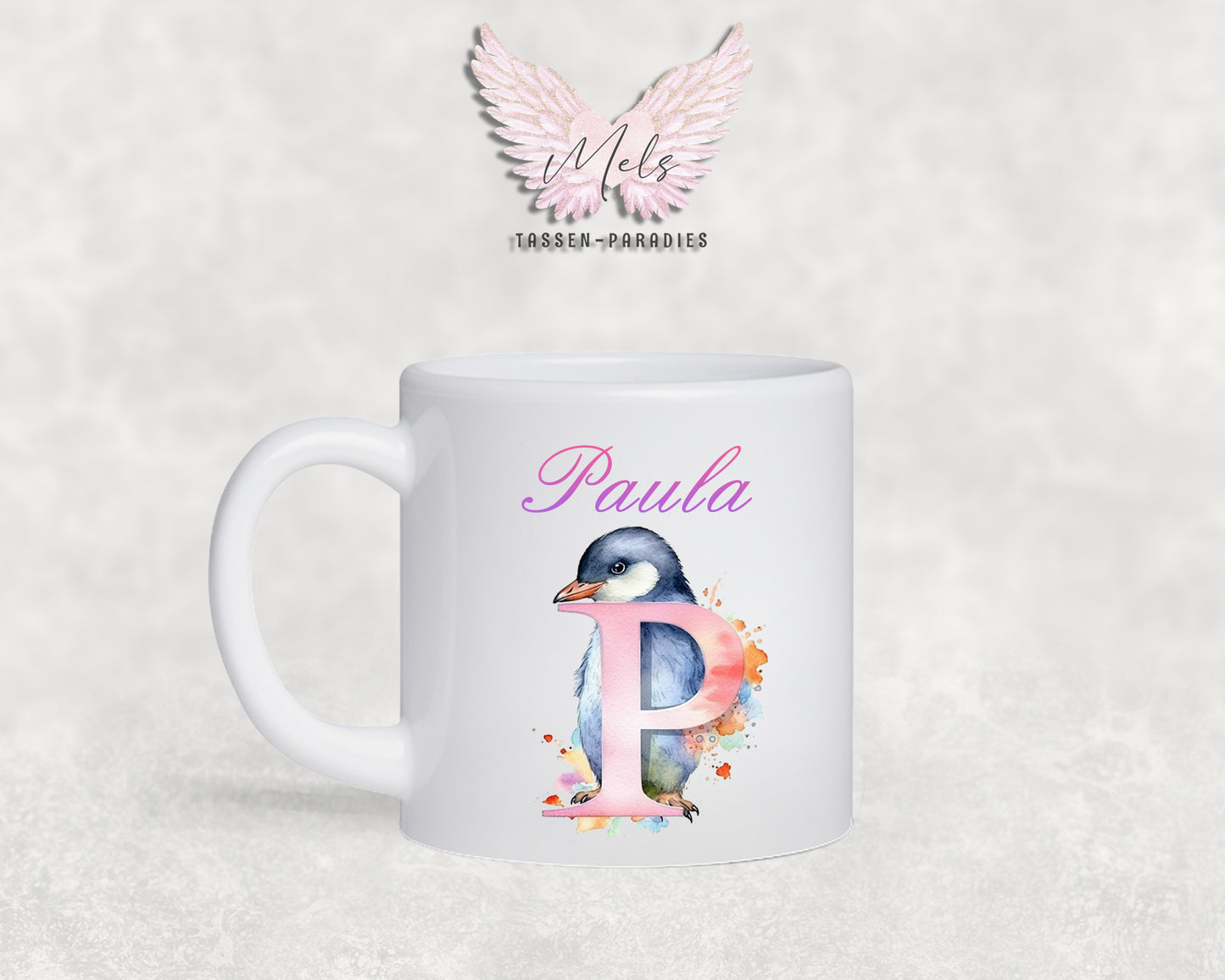 Name A bis Z - Personalisierte Kunststoff-Tasse 180ml