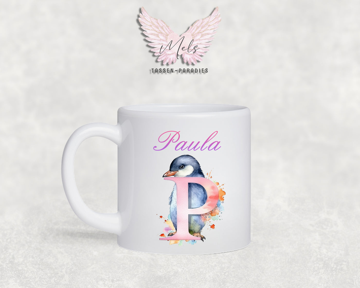 Name A bis Z - Personalisierte Kunststoff-Tasse 180ml