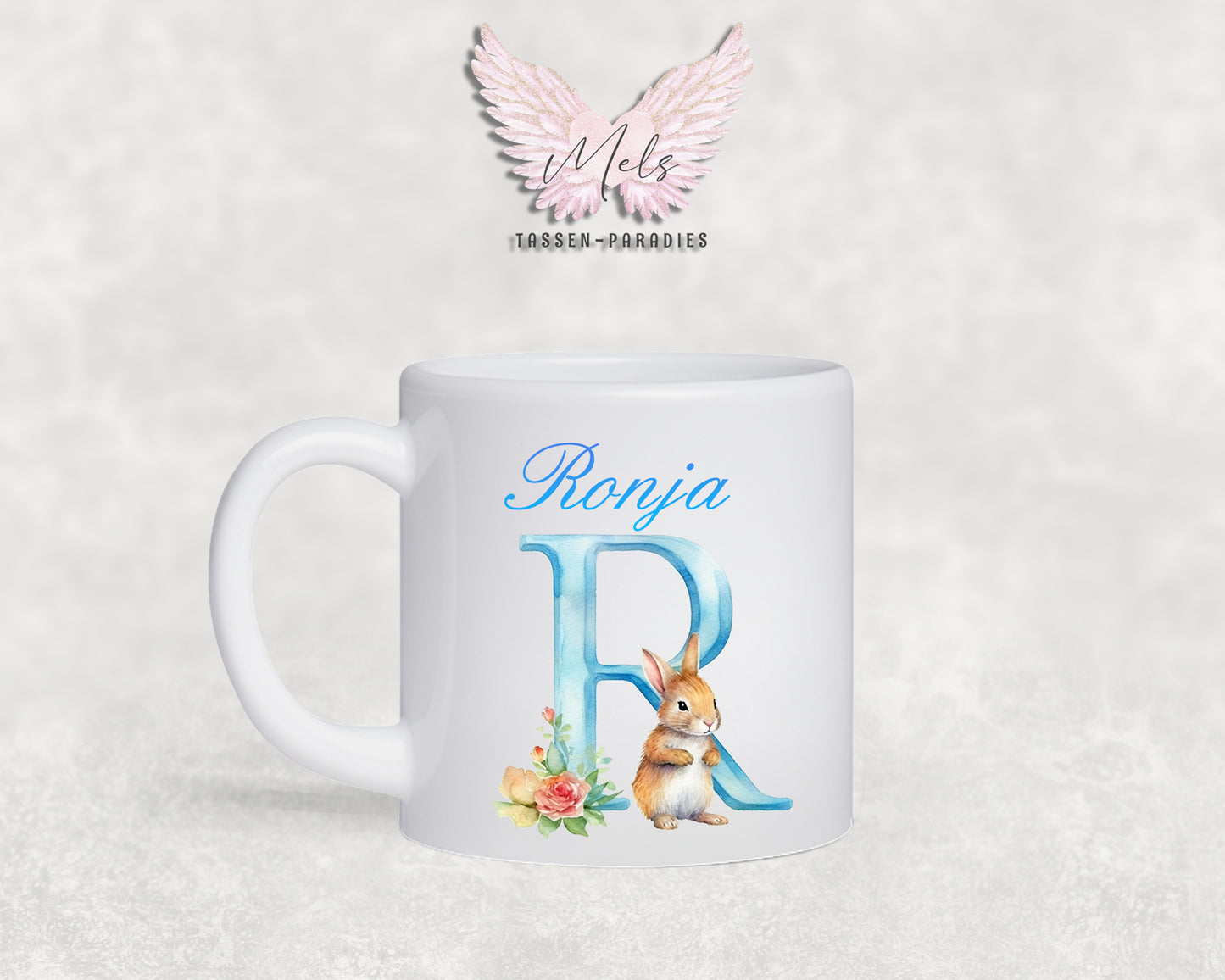 Name A bis Z - Personalisierte Kunststoff-Tasse 180ml