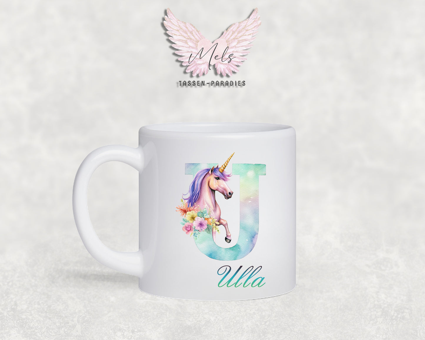 Name A bis Z - Personalisierte Kunststoff-Tasse 180ml