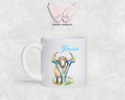 Name A bis Z - Personalisierte Kunststoff-Tasse 180ml