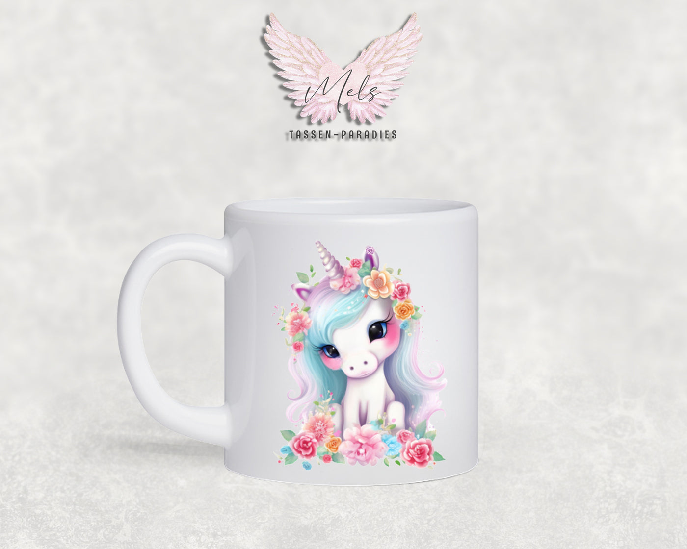 Personalisierte Kinder Tasse Einhorn 11 - mit und ohne Name