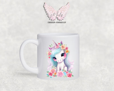 Personalisierte Kinder Tasse Einhorn 11 - mit und ohne Name