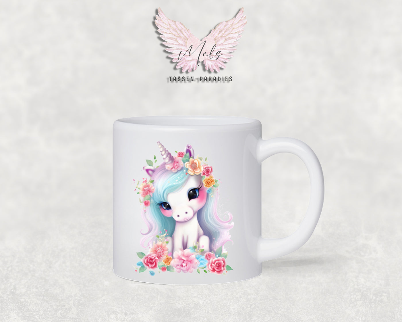 Personalisierte Kinder Tasse Einhorn 11 - mit und ohne Name