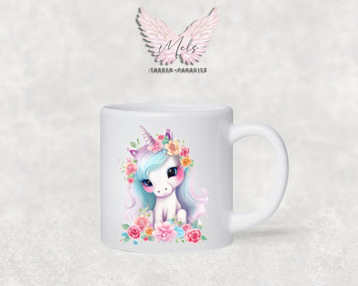 Personalisierte Kinder Tasse Einhorn 11 - mit und ohne Name