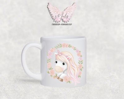 Personalisierte Kinder Tasse Einhorn 12 - mit und ohne Name