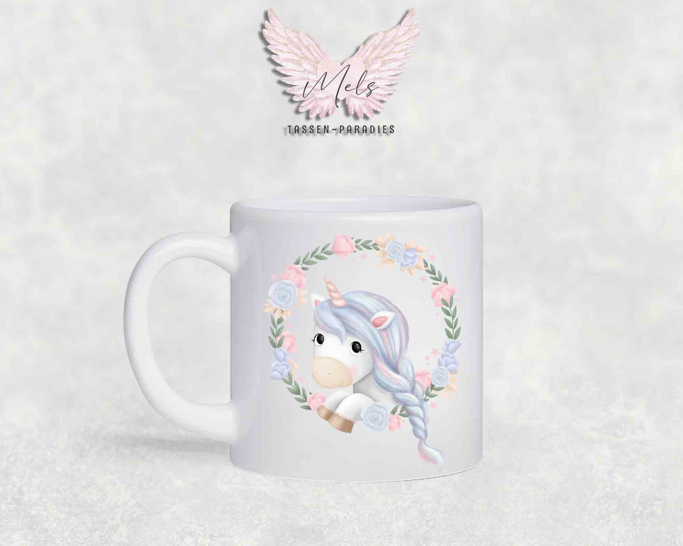 Personalisierte Kinder Tasse Einhorn 14 - mit und ohne Name