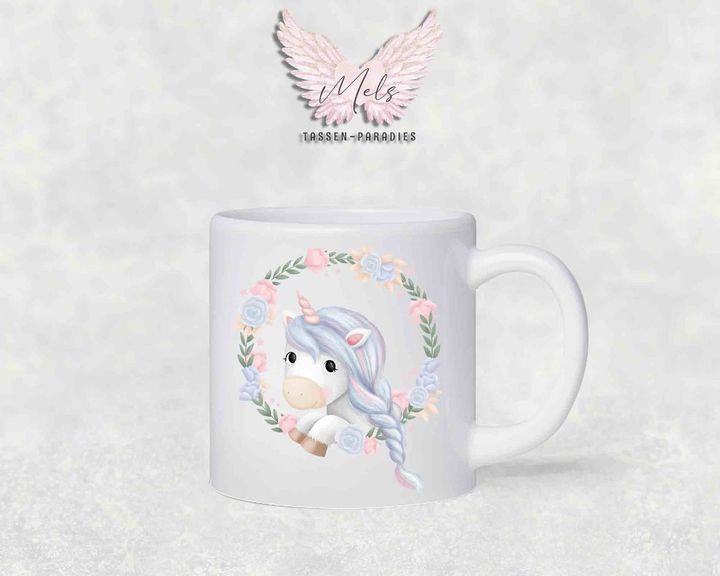 Personalisierte Kinder Tasse Einhorn 14 - mit und ohne Name