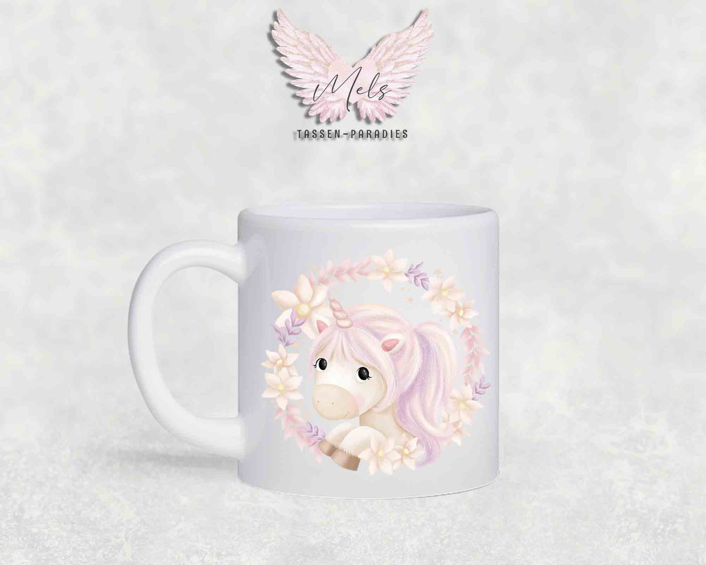 Personalisierte Kinder Tasse Einhorn 15 - mit und ohne Name