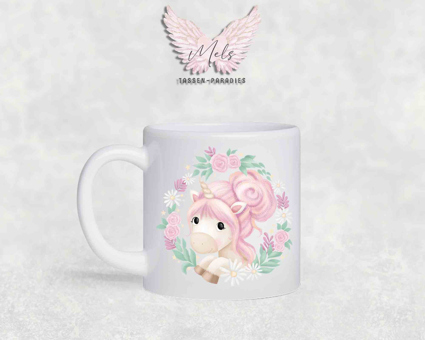 Personalisierte Kinder Tasse Einhorn 16 - mit und ohne Name