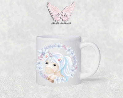 Personalisierte Kinder Tasse Einhorn 17 - mit und ohne Name