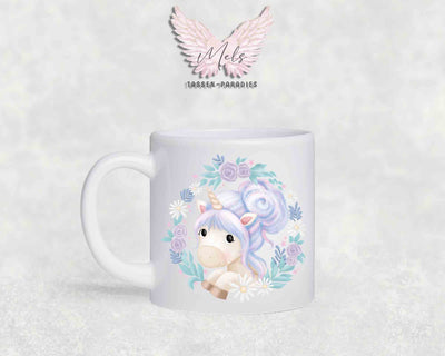 Personalisierte Kinder Tasse Einhorn 18 - mit und ohne Name