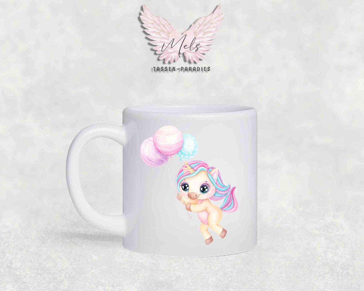 Personalisierte Kinder Tasse Einhorn 19 - mit und ohne Name