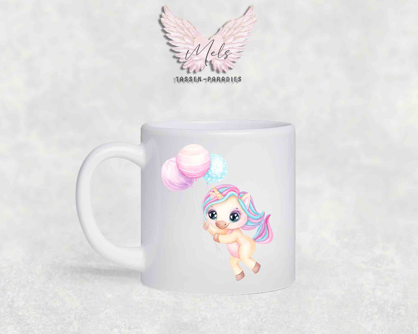 Personalisierte Kinder Tasse Einhorn 19 - mit und ohne Name