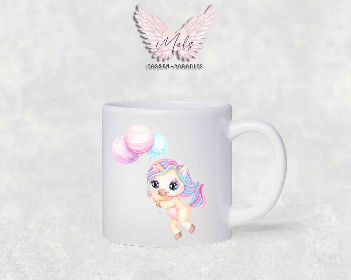 Personalisierte Kinder Tasse Einhorn 19 - mit und ohne Name