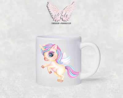 Personalisierte Kinder Tasse Einhorn 20 - mit und ohne Name