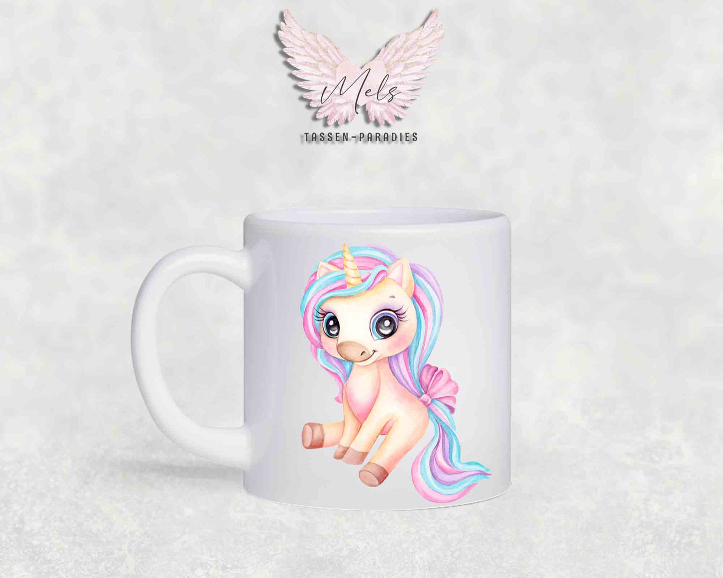 Personalisierte Kinder Tasse Einhorn 21 - mit und ohne Name