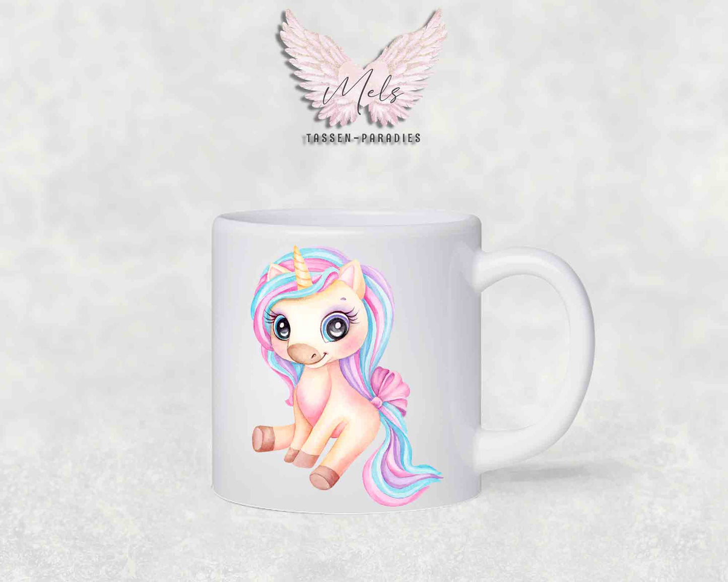 Personalisierte Kinder Tasse Einhorn 21 - mit und ohne Name