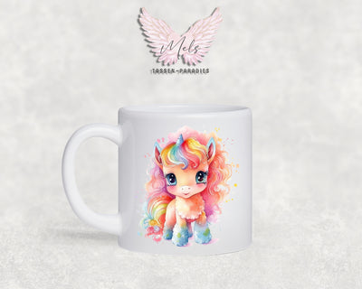 Personalisierte Kinder Tasse Einhorn 6 - mit und ohne Name