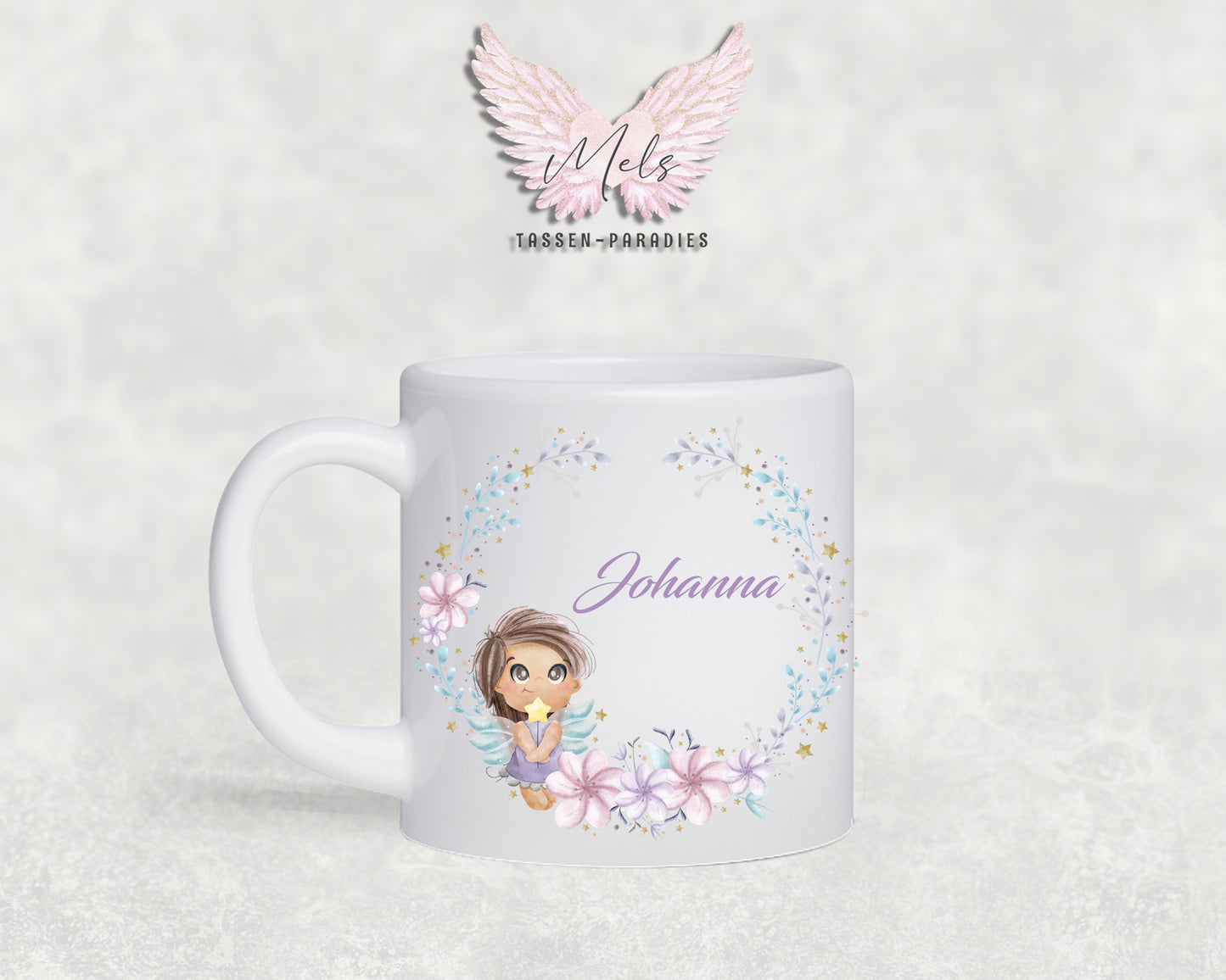 Personalisierte Kinder Tasse Fee 2 - mit Name