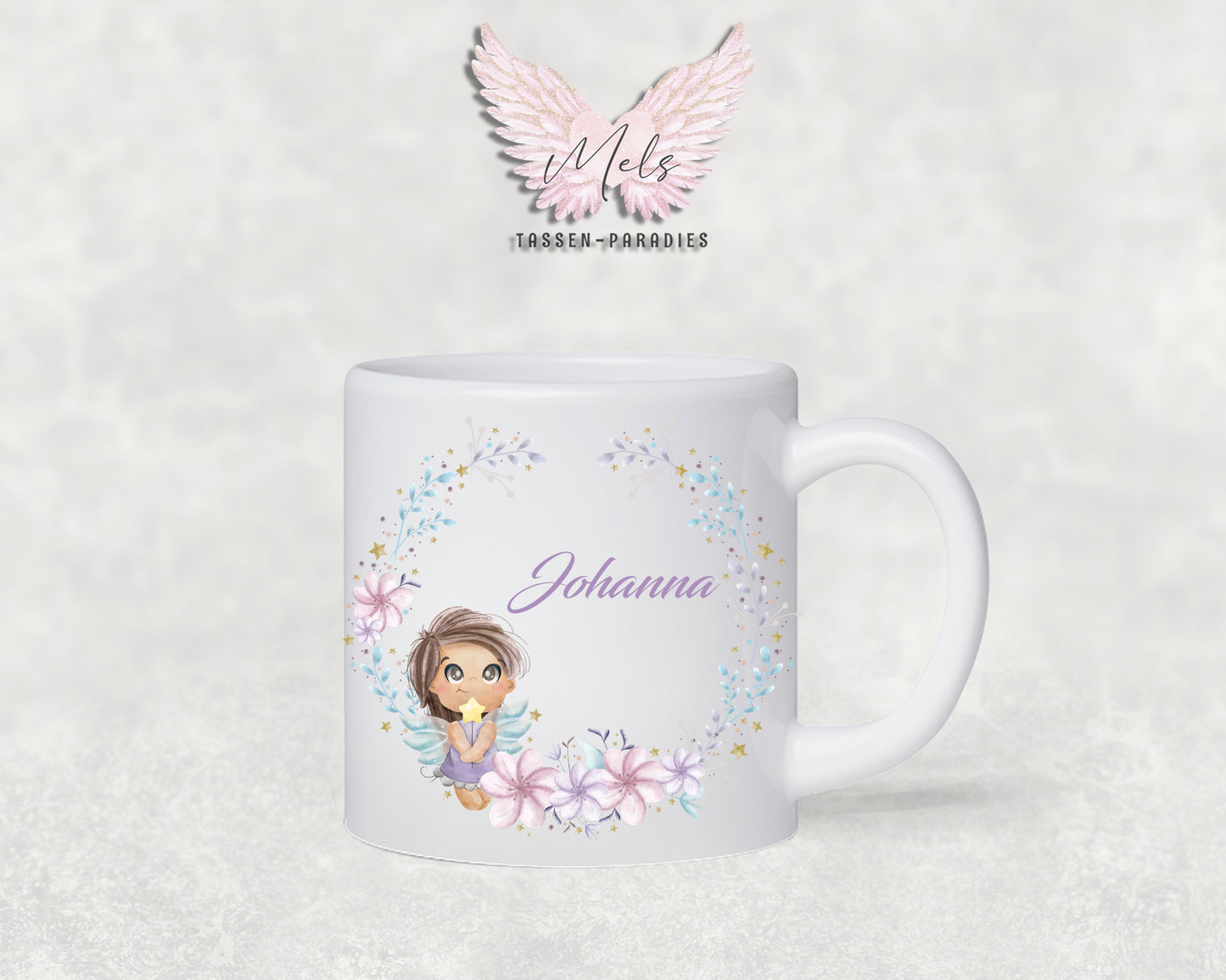 Personalisierte Kinder Tasse Fee 2 - mit Name