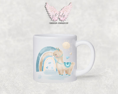 Personalisierte Kinder Tasse Lama 2 - mit und ohne Name