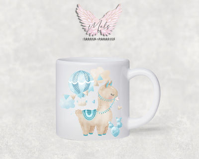 Personalisierte Kinder Tasse Lama 3 - mit und ohne Name