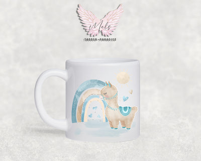 Personalisierte Kinder Tasse Lama 2 - mit und ohne Name