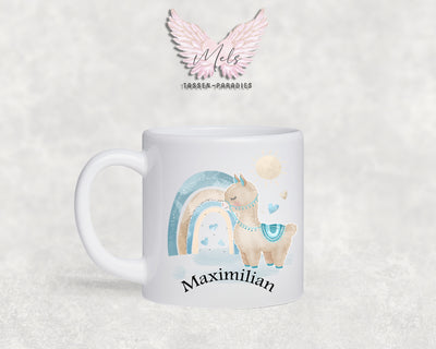 Personalisierte Kinder Tasse Lama 2 - mit und ohne Name